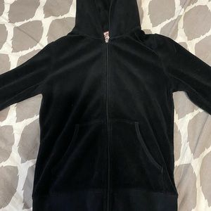 Juicy couture velour zip up hoodie